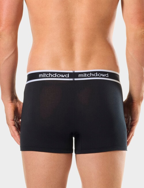 Mitch Dowd Plain Cotton Trunk Underwear, 5-Pack, Assorted product photo View 03 L