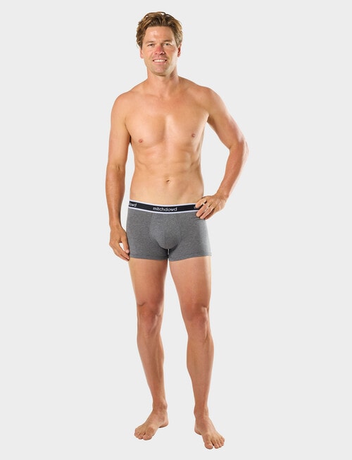 Mitch Dowd Plain Cotton Trunk Underwear, 5-Pack, Assorted product photo View 09 L
