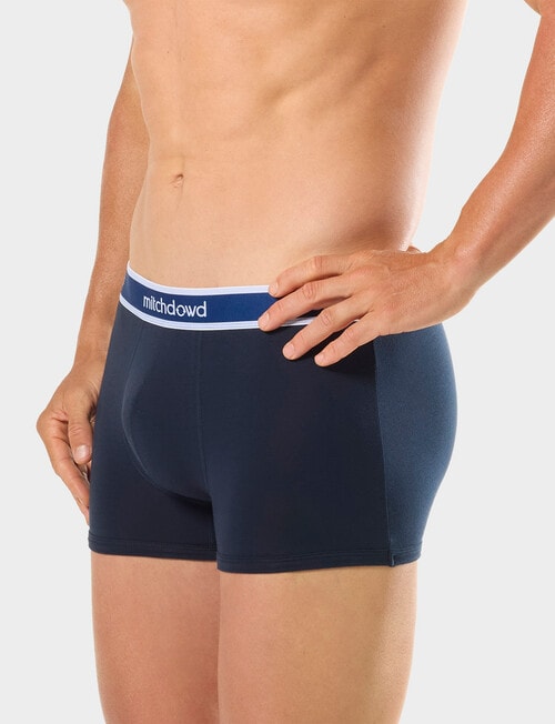 Mitch Dowd Plain Cotton Trunk Underwear, 5-Pack, Assorted product photo View 12 L