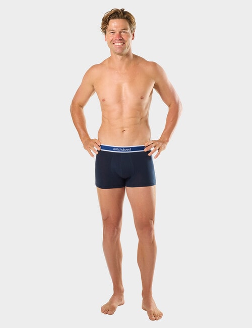 Mitch Dowd Plain Cotton Trunk Underwear, 5-Pack, Assorted product photo View 13 L