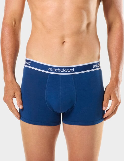 Mitch Dowd Plain Cotton Trunk Underwear, 5-Pack, Assorted product photo View 14 L