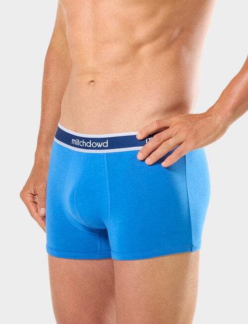 Mitch Dowd Plain Cotton Trunk Underwear, 5-Pack, Assorted product photo View 20 L