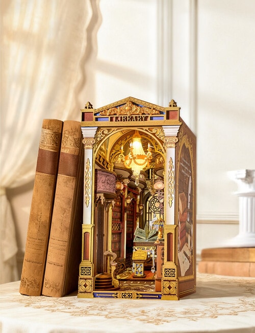DIY Kits Rolife Library Of Wonders Book Nook, TGB16 product photo View 02 L