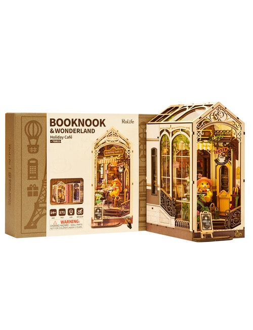 DIY Kits Rolife Holiday Caf&eacute; Book Nook, TGB15 product photo