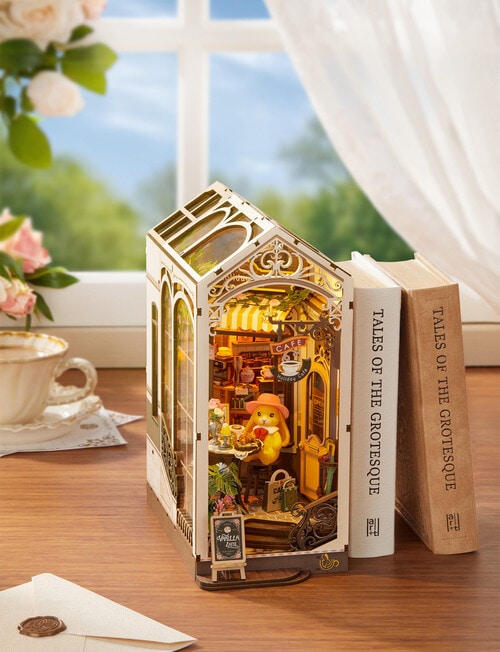 DIY Kits Rolife Holiday Caf&eacute; Book Nook, TGB15 product photo View 02 L