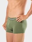 Mitch Dowd Plain Bamboo Trunk, 3-Pack, Navy Marle, Olive & Blue product photo View 08 S