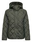 ONLY Sigga Quilted Jacket, Grey Melange product photo
