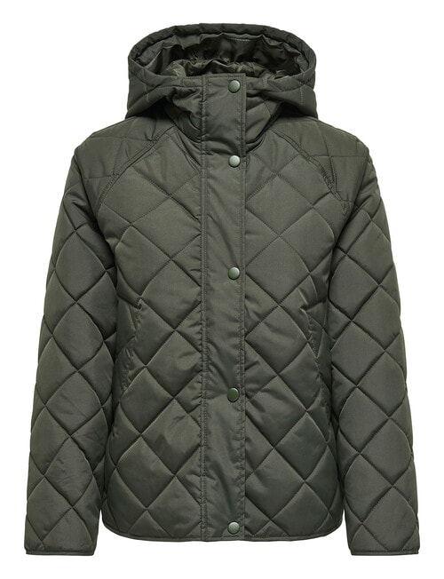 ONLY Sigga Quilted Jacket, Grey Melange product photo