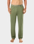 Mitch Dowd Bamboo Knit Pant, Khaki Marle product photo
