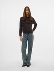 Vero Moda Doffy Long Sleeve Jumper, Chocolate Torte product photo View 04 S