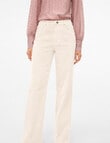 Vero Moda Tessa Wide Corduroy Pants, Birch product photo