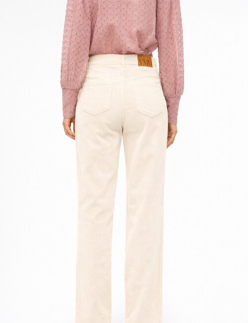 Vero Moda Tessa Wide Corduroy Pants, Birch product photo View 02 L