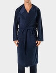 Mitch Dowd Frenchie Hooded Robe, Navy product photo