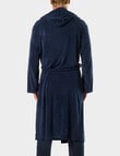 Mitch Dowd Frenchie Hooded Robe, Navy product photo View 02 S