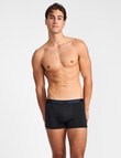 Jockey Comfort Stripe Trunk, 3-Pack, Black & Blue Stripe product photo View 05 S