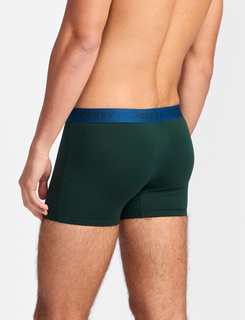 Jockey Comfort Trunk, 3-Pack, Jungle Print, Green & Navy product photo View 05 L