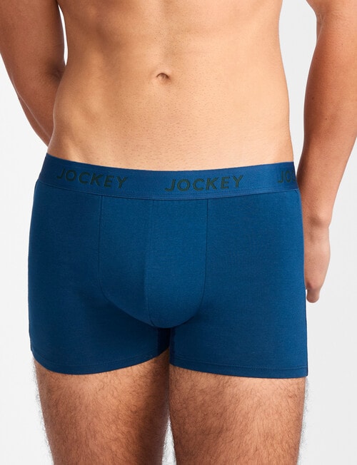 Jockey Comfort Trunk, 3-Pack, Jungle Print, Green & Navy product photo View 06 L