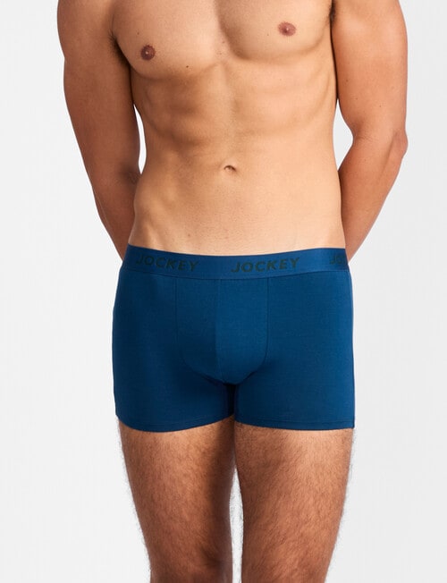 Jockey Comfort Trunk, 3-Pack, Jungle Print, Green & Navy product photo View 07 L