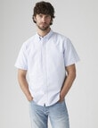 Levis Authentic Short Sleeve Button Down Shirt, Waylon Stripe product photo