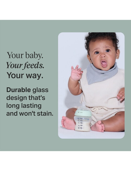 Tommee Tippee Natural Start Glass Bottle, 150ml product photo View 03 L