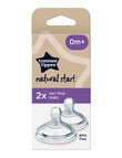 Tommee Tippee Natural Start Teats, Vari Flow, 2-Pack product photo