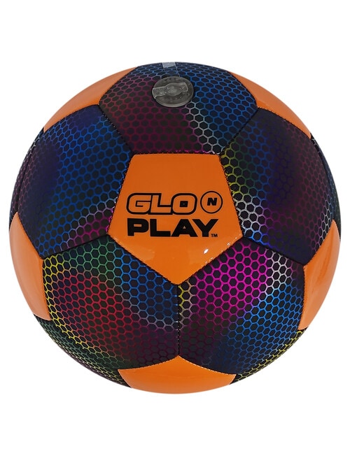 Holographic Soccer Ball, Orange & Black product photo View 02 L
