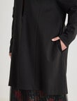 Studio Curve Longline Knit Jacket, Black product photo View 06 S