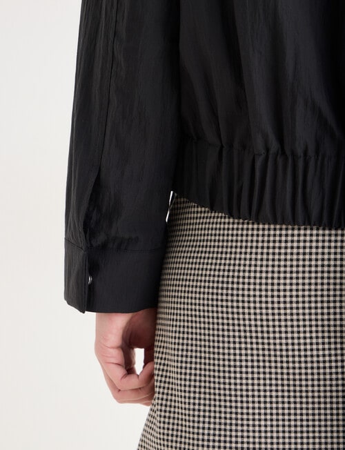 Mineral Heidi Bomber Jacket, Black product photo View 06 L