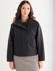 Mineral Heidi Bomber Jacket, Black product photo View 07 S
