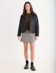 Mineral Heidi Bomber Jacket, Black product photo View 08 S