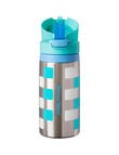 Tommee Tippee ON THE GO Stainless Steel Straw Bottle, 355ml, 18m+, Assorted Colours product photo View 02 S
