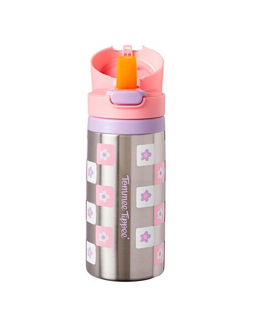 Tommee Tippee ON THE GO Stainless Steel Straw Bottle, 355ml, 18m+, Assorted Colours product photo View 03 L