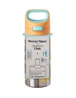 Tommee Tippee ON THE GO Stainless Steel Straw Bottle, 355ml, 18m+, Assorted Colours product photo View 04 S
