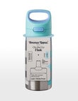 Tommee Tippee ON THE GO Stainless Steel Straw Bottle, 355ml, 18m+, Assorted Colours product photo View 05 S