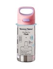 Tommee Tippee ON THE GO Stainless Steel Straw Bottle, 355ml, 18m+, Assorted Colours product photo View 06 S