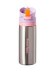 Tommee Tippee ON THE GO Stainless Steel Straw Bottle 500ml, 24m+, Assorted Colours product photo