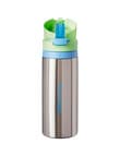 Tommee Tippee ON THE GO Stainless Steel Straw Bottle 500ml, 24m+, Assorted Colours product photo View 02 S
