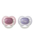Tommee Tippee Night Glow Soother, 2-Pack, Assorted colours - 0-6m product photo