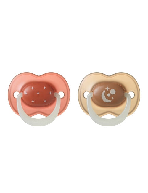 Tommee Tippee Night Glow Soother, 2-Pack, Assorted colours - 6-18 m product photo View 03 L