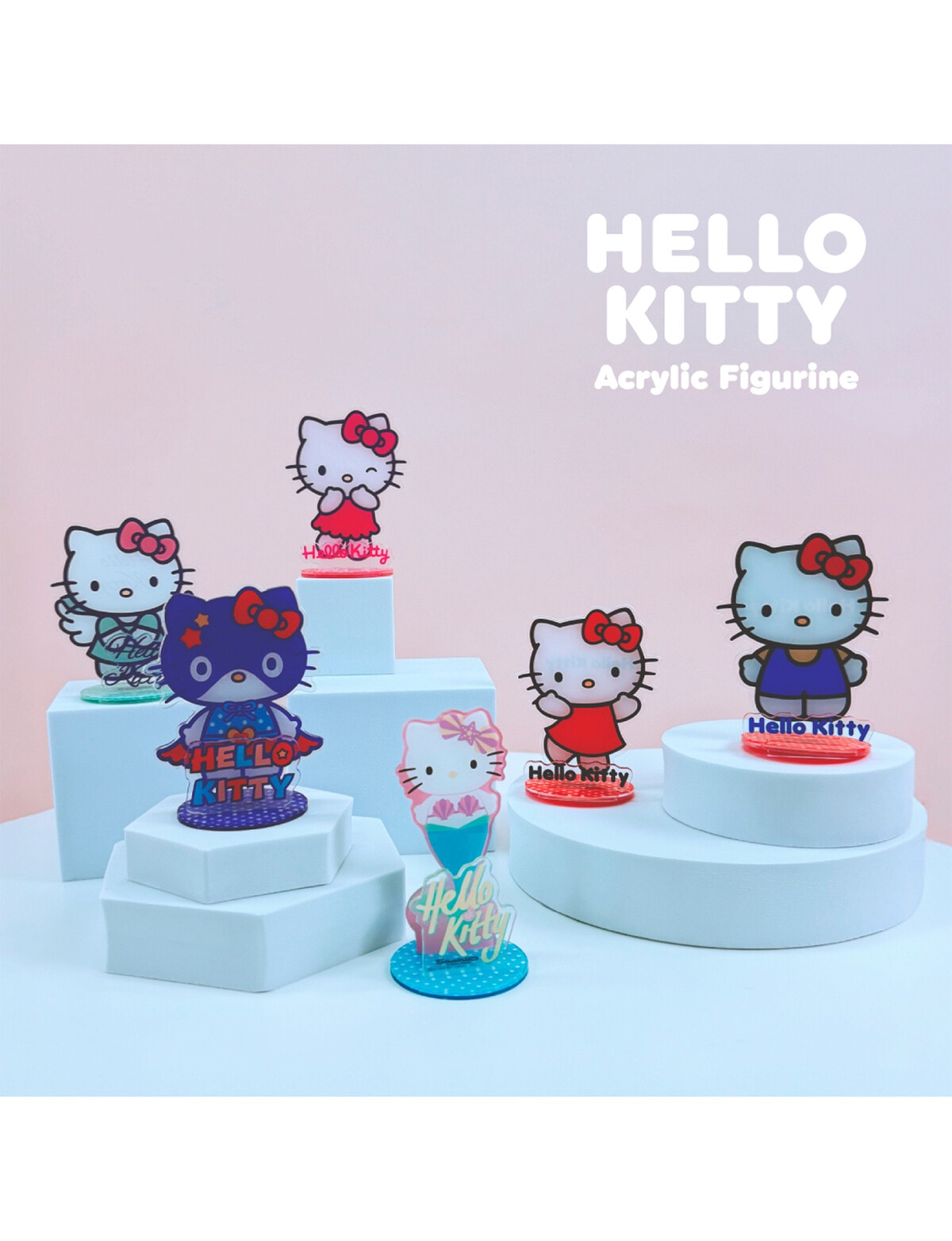 Hello Kitty 2D Acrylic Figures, Assorted - Action Figures