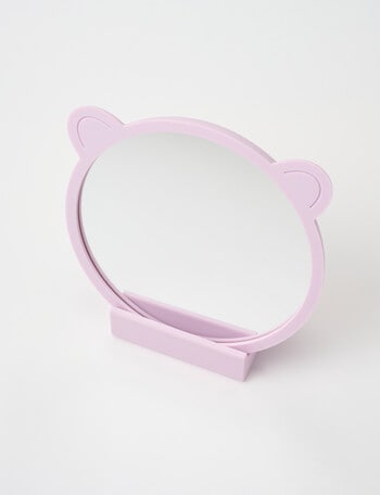 Teeny Weeny Bear Tummy Time Mirror with Stand, Lilac product photo