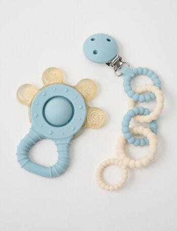 Teeny Weeny Silicone Popper Teether Chain, Ocean product photo