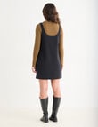 Mineral Yuna Mini Dress, Black product photo View 02 S