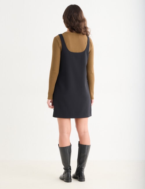 Mineral Yuna Mini Dress, Black product photo View 02 L