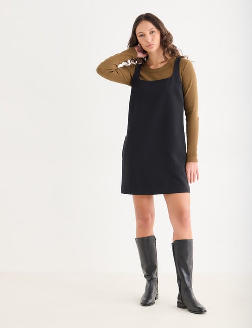 Mineral Yuna Mini Dress, Black product photo View 03 L