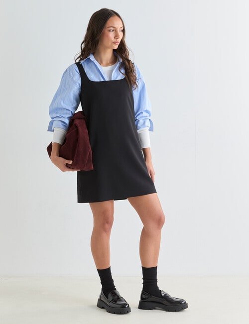 Mineral Yuna Mini Dress, Black product photo