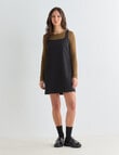 Mineral Yuna Mini Dress, Black product photo View 03 S