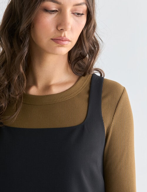 Mineral Yuna Mini Dress, Black product photo View 04 L