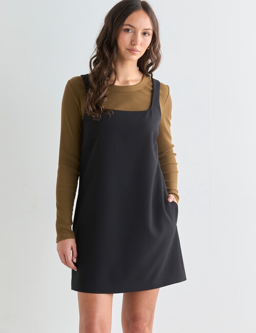 Mineral Yuna Mini Dress, Black product photo View 06 L