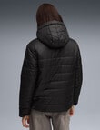 Puma Essential Hooded Padded Jacket, Black product photo View 02 S